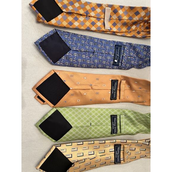 Lot Of 5 Meeting Street, M Kors, Vineyard Vines 100% Silk Neck Ties- Bright Fun! - Picture 14 of 14